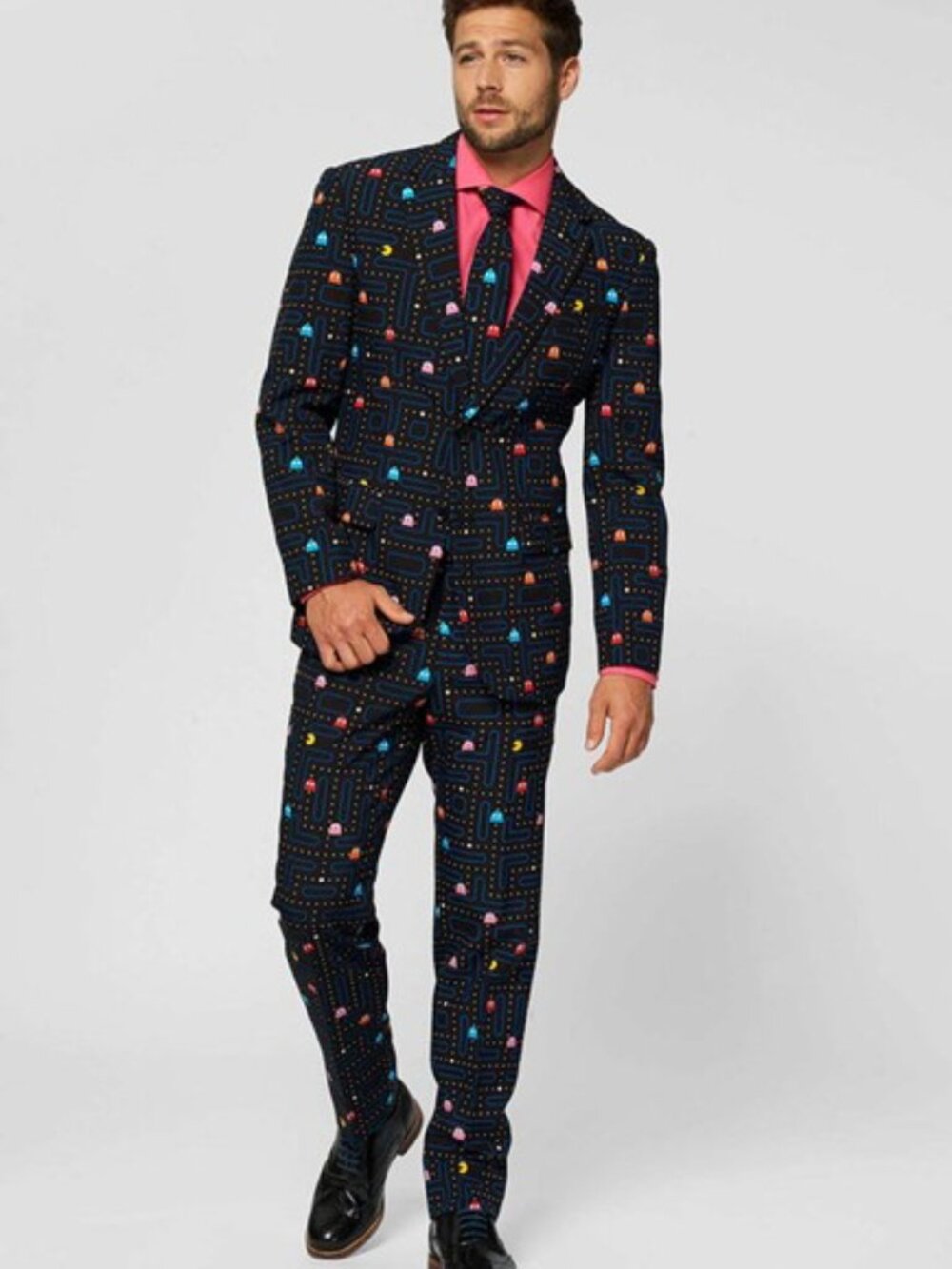 Men's 3 piece PAC Man suit